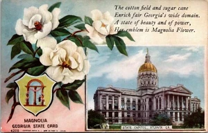 Magnolia Georgia State Card Postcard - Picture 1 of 2
