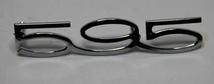 CLASSIC FIAT 500 595 ARMATURENBRETT EMBLEM METALL VERCHROMT NAGELNEU - HOCHWERTIG - Bild 1 von 4