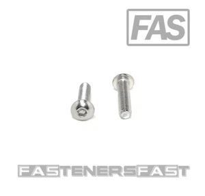 (50) Tornillos de cabeza de botón de acero inoxidable M4 x 0,7 x16 ISO7380 M4-,70 - Imagen 1 de 4