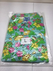 New TMNT Box Teenage Mutant Ninja Turtles All Over Print Button-down Size L - Picture 1 of 3