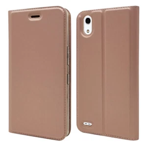 For Sharp Android One X3 Leather Flip Wallet Phone Case Protector Cover New - Picture 1 of 9