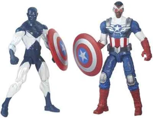 HASBRO MARVEL LEGENDS SHIELD WIELDING HEROES 3.75 VANCE ASTRO CAPT AMERICA SAM - Picture 1 of 2