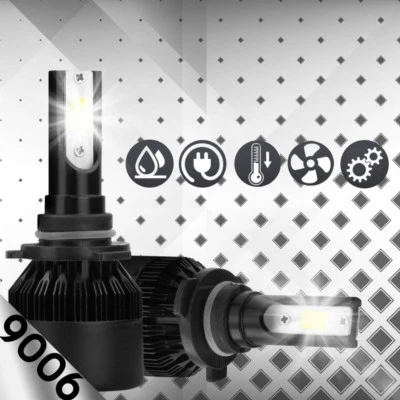 Kit de faros LED para GMC Sierra Savana 1500 2500 3500 bombilla blanca de haz bajo 9006 Foto 1 de 4