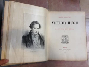 VICTOR HUGO DIE LEGENDE DER JAHRHUNDERTE 4 VOL1886 ILLUSTRE LUXUS EDITION SUR VERGE - Bild 1 von 5