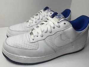 Nike Air Force 1 White Varsity/Royal-Blue Perforated Stars (313642-141) Gr. 13 !!️ - Bild 1 von 12