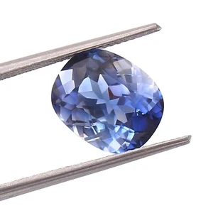 AAA Natural Ceylon Pastel Blue Sapphire Loose Cushion Gemstone Cut 11x10 MM - Picture 1 of 6