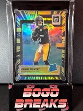 Donruss Optic 2022 Kenny Pickett Rated Rookie Electricity Prizm /65 201 RC