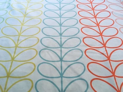 195cm x 24cm W Orla Kiely Linear Stem Multi Stripe Lightweight Cotton Fabric New - Image 1 of 4