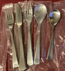 Domus Brasilia 5 Piece Place Setting Unused WMF  18/8 Stainless Spain Flatware - Picture 1 of 9
