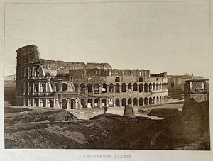 Amphitheater Flavio ROM Kolosseum Colosseum 1850 Circa Rome Grande Rome Lazio - Bild 1 von 2