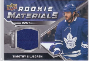 2020/21 UD..TIMOTHY LILJEGREN..MATERIALES DE NOVATO..TARJETA # RM-TL..HOJAS DE ARCE - Imagen 1 de 3
