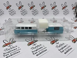 Die Cast Pasión Camper"Volkswagen- T1 Minibús + Caravana 1965" Escala 1/43 - Imagen 1 de 4