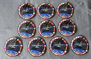 Lotto di 10 adesivi ufficiali del programma ISS Stazione Spaziale Internazionale della NASA - RARI - Foto 1 di 4