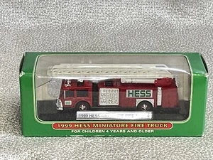 1999 HESS MINI FIRE TRUCK NEW IN BOX - Picture 1 of 9