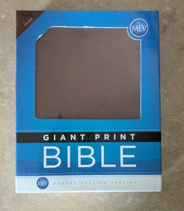GIANT PRINT Holy Bible, Modern English Version, Imitation Leather FAST SHIP - Imagen 1 de 5