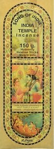 Song of India Incense Sticks XL 150 Grams of 120 Sticks India Temple incenses