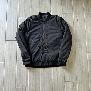 Lululemon Jacket Mens Medium Black Goose Down 700 Fill Bomber Primaloft Puffer - Picture 1 of 12