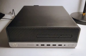 🚀 HP EliteDesk 705 G4 SFF PC Ryzen 5 Pro 2400G 256gb NVMe Windows 11 Pro *GOOD* - Picture 1 of 12
