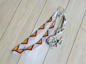 Native American Indian Loom Beaded Belt or Strip - Picture 1 of 6