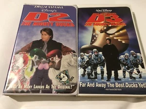 Disney's D2 The Mighty Ducks and D3 The Mighty Ducks, VHS Tapes - Picture 1 of 4