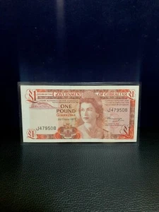 1975 Gibraltar,Government of Gibraltar, QE II £1 P-20a - Picture 1 of 2