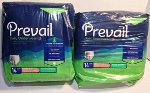 Lot Of 2 Prevail Daily Underwear Size X-Large 58'' - 68'' 14 Count 28 Total New - Picture 1 of 8