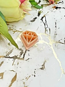 Valentine diamond polymer clay cutter - Picture 1 of 3