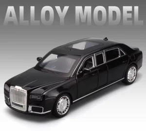 1:24 Aurus Motors Aurus Senat Russia berlina lega pressofusa modello luce sonora - Foto 1 di 8