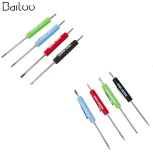 1X Mini Screwdriver Flat Tip with Phillips Top and Pocket Clip Same as Snap-on - Picture 1 of 20