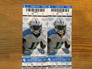 2013 NEW YORK JETS VS TENNESSEE TITANS TICKET STUB 9/29/13 GENO SMITH - Picture 1 of 1