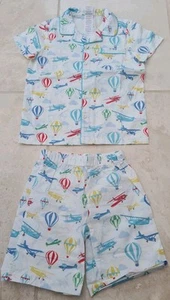 Mini Boden Niñas Pijama Corto Conjunto Marfil Edad 7-8 Años Nuevo G3 - Imagen 1 de 5
