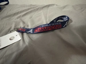 Atlanta Braves 2021 World Series Champions Wristlet Keystrap MLB 1 Piece - Picture 1 of 4