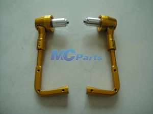 CNC Pro Levers Guards For Yamaha YZF R1 R6 FZ6 FZ1 FAZER XJR FJR 1300 Gold G - Bild 1 von 9