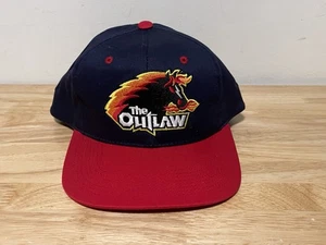 DALE EARNHARDT JR  The Outlaw Red & Navy Blue Snapback Racing Hat - Picture 1 of 6