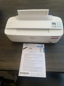 HP Desk Jet 3755 All-In-One Series Ink Jet WiFi Mobile Printer With Manual - Picture 1 of 8
