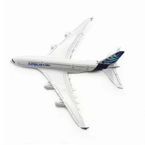 1:400 A380 Prototype Civil Airliner Model Simulation Aircraft n Model w/ Stand - Picture 1 of 11