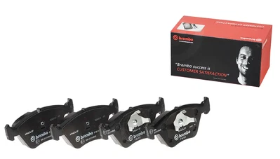 Brembo Brake Pad Set Front With Anti-Squeak Plate Fits BMW 5 Series 7 Series - Image 1 of 4