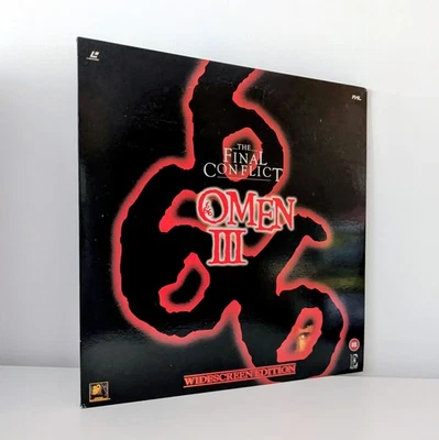 The Final Conflict Omen III 3 Widescreen Edition PAL Laserdisc Horror Sam Neill - Bild 1 von 3