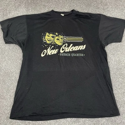 New Orleans French Quarter T Shirt Mens XL 80s Screen Stars Miami T’s USA Made - Image 1 of 4