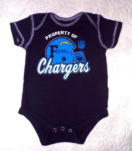 NFL TEAM APPAREL CHARGERS ONE PIECE Size 6-9 Mo. * NWOT - Picture 1 of 3