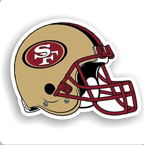 NFL San Francisco 49ers 8 inch Auto Magnet Helmet Shaped by Fremont Die NEW Cover