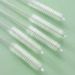 5pcs Drinking Straw Cleaning Brush Long Bristle Cleaner Stainless Steel Straws - Picture 1 of 7