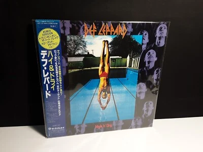 DEF LEPPARD "High n Dry" Lp Japan-Obi-NM+-Vinyl Japanese Hysteria Pyromania - Image 1 of 4