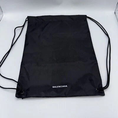 NUEVO BOLSO MOCHILA BALENCIAGA NEGRO NYLON CORDÓN Foto 1 de 4