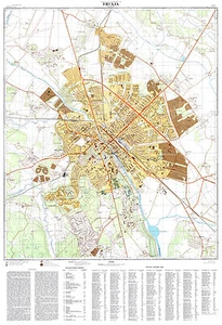 Russian Soviet Military Topographic Maps - UPPSALA (Sweden), 1:10 000, REPRINT  - Picture 1 of 4