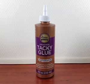 Aleene's Glue 8 oz Original White Tacky for Wood Ceramic Paper Plastic Crafts - Picture 1 of 3