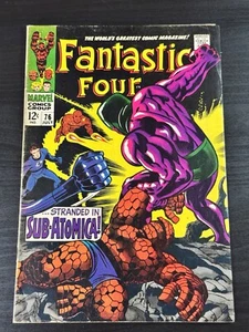 Cómic de 1968 Fantastic Four #76 Silver Surfer Galactus Marvel Comics - Imagen 1 de 12