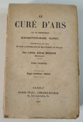 A.MONNIN-Le Curé d'Ars, vie du Bienheureux Jean-Baptiste-Marie Vianney-T1-1922 - Photo 1/4