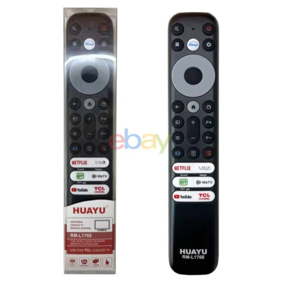 Neuf HUAYU RM-L1768 Universel pour TCL LED TV Télécommande RC902V FMR1 FAR1 - Photo 1/4