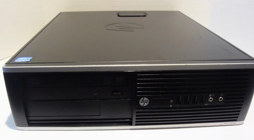 HP Compaq Elite 8300 Desktop PC (Intel Core i5 3.2GHz 4GB 200GB Win 10 Pro) - Image 1 of 4